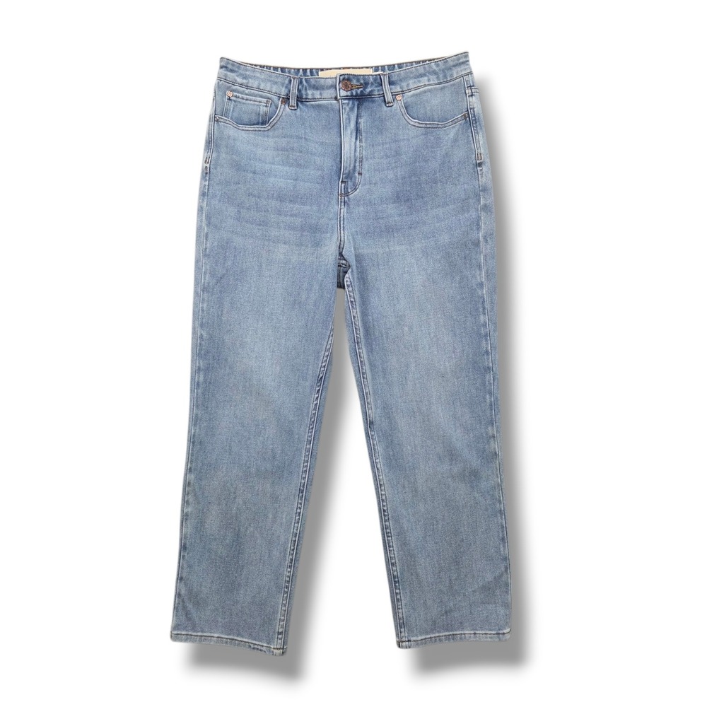 Soft SurroundingsUltimate Denim Slim‎ Leg Crop Jeans Womens 12 High Rise